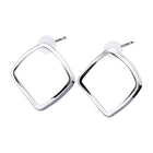 Pt900post スクエアフレームピアス