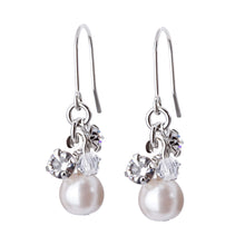 パール＆ビジューフックピアス