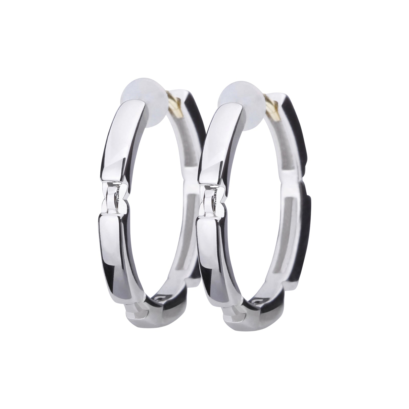 K18post カッティングフープピアス