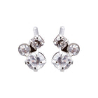 キュービック＆クリスタルピアス