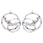 Preciosa Crystal ダブルサークルピアス