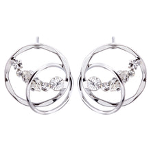 Preciosa Crystal ダブルサークルピアス