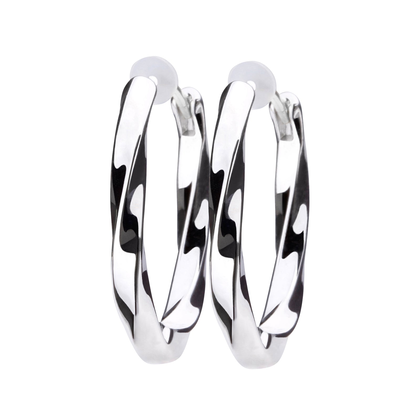 Pt900post メビウスフープピアス