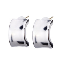 K18post クラフトハーフラウンドピアス