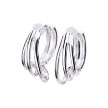 Pt900post トリニティフープピアス