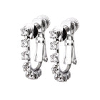 ラインストーンイヤリング