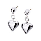 K18post クラフトハートピアス