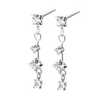 クリスタルビジューピアス