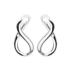 Pt900post ツイステッドフープピアス