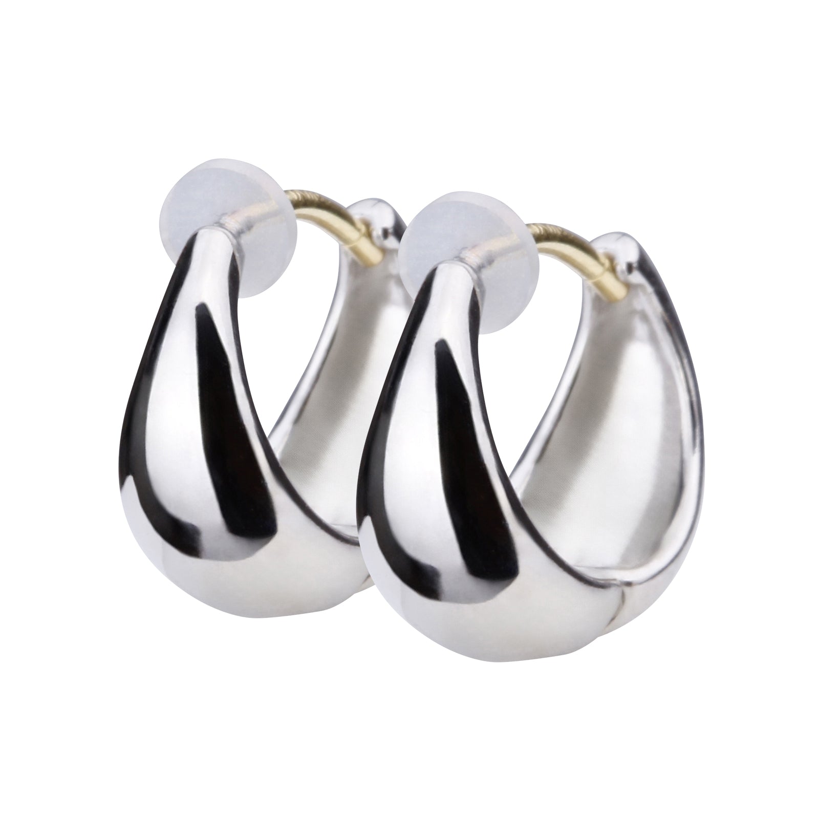 K18post ドロップフープピアス スモール