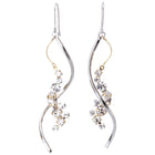 Preciosa Crystals アシンメトリーフックピアス