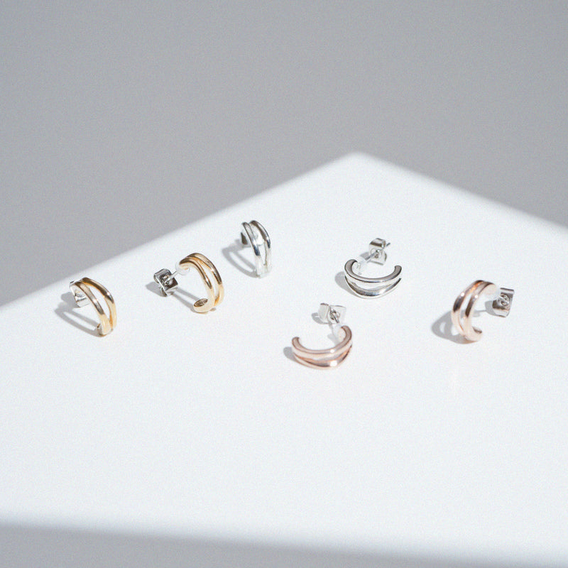 サージカルステンレス316L カーブドフープピアス