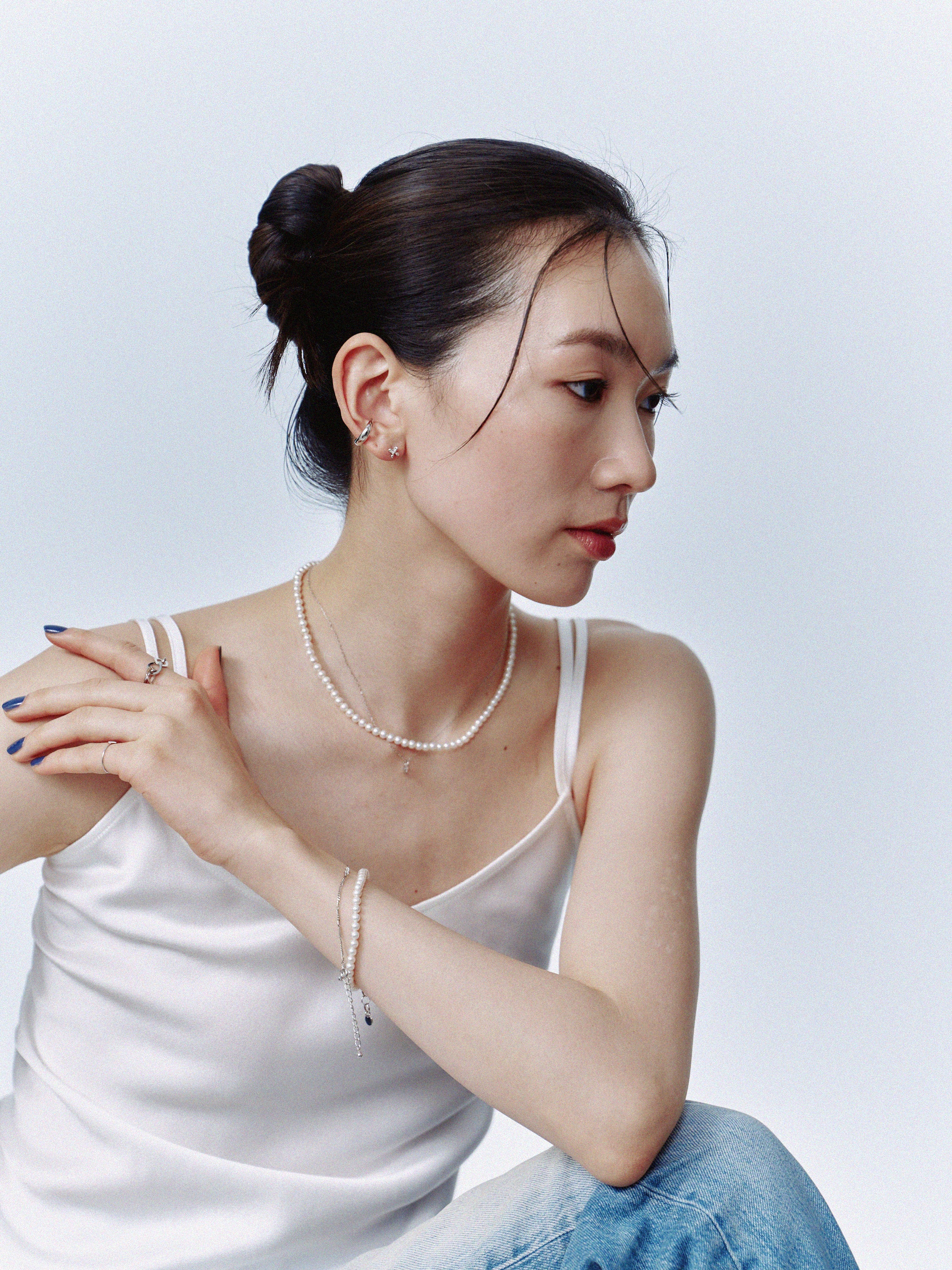 サージカルステンレス316L クラフトフラワーピアス