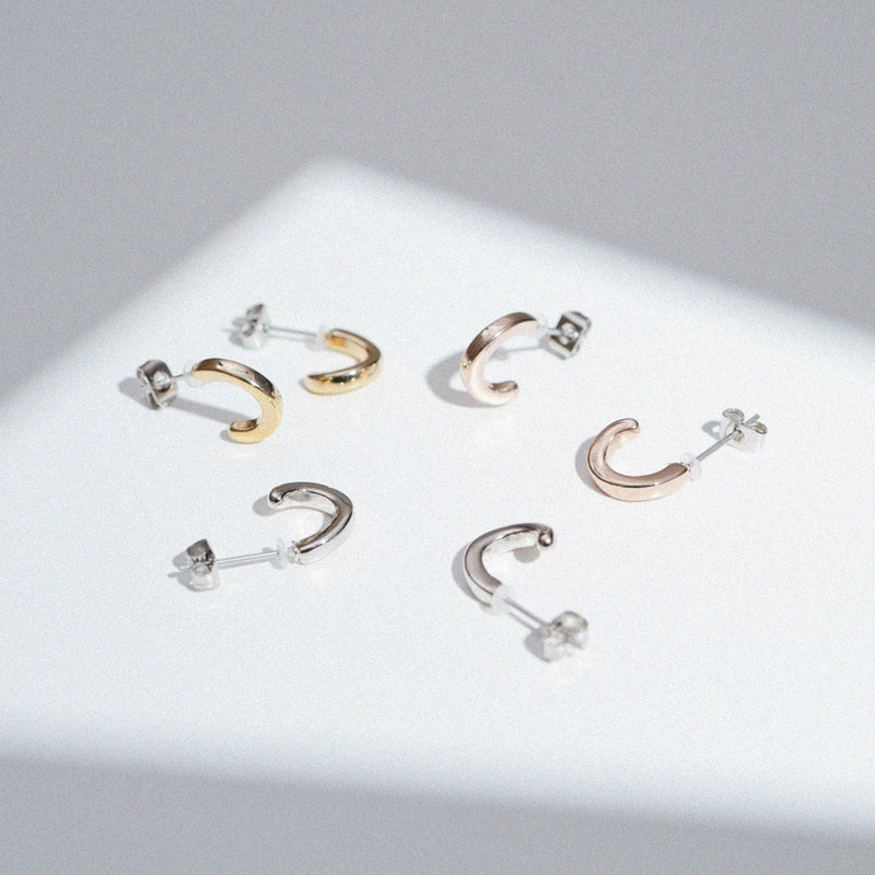 サージカルステンレス316L ニュアンスフープピアス