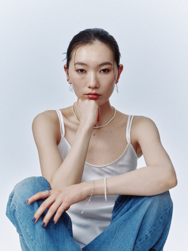 サージカルステンレス316L マーキスフレームピアス