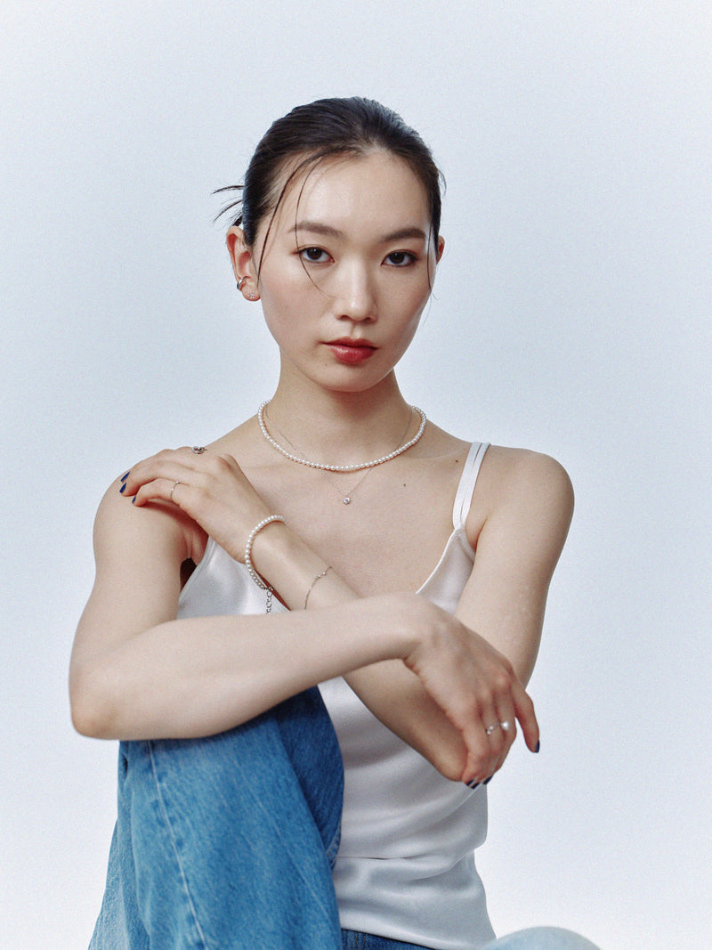 サージカルステンレス316L ハンドメイドリボンピアス