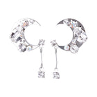 Preciosa Crystal クレセントピアス