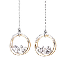 Preciosa Crystals トリニティサークルピアス