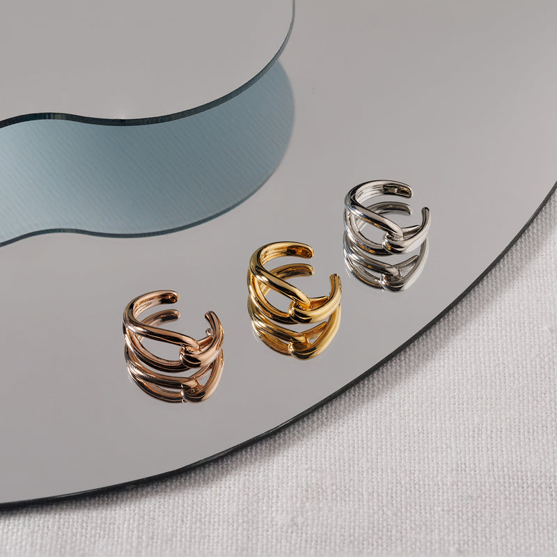 ボールドノット イヤーカフ